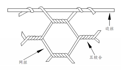 五絞合的雙絞格網(wǎng)