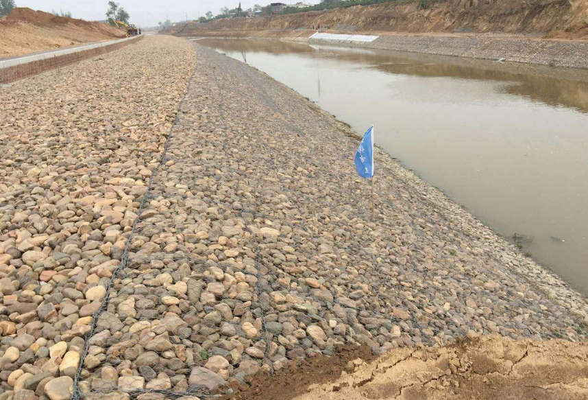 河堤護坡網，鉛絲籠